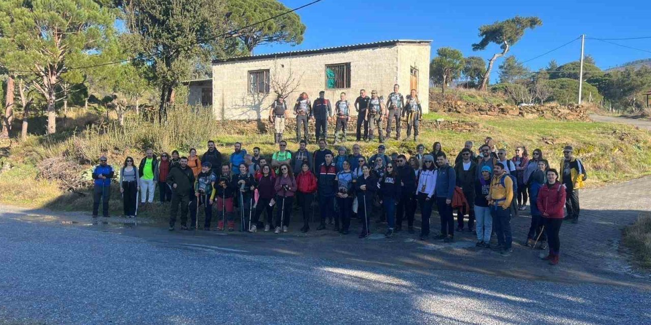 Doğa sporu yapan sporcuların güvenliğini jandarma sağladı
