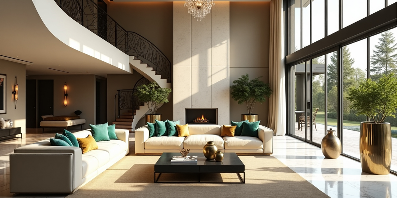 Villa dekorasyonu için 10 yaratıcı fikir