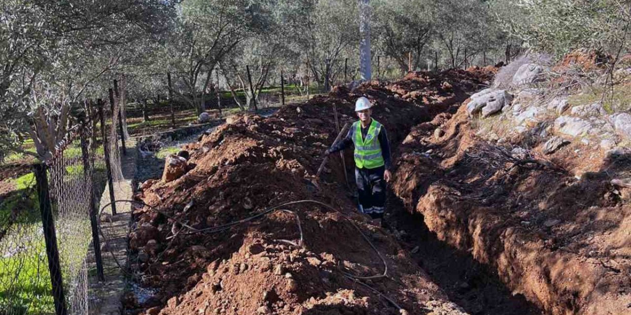 Fethiye İncirköy’ün içme suyu altyapısı yenilendi