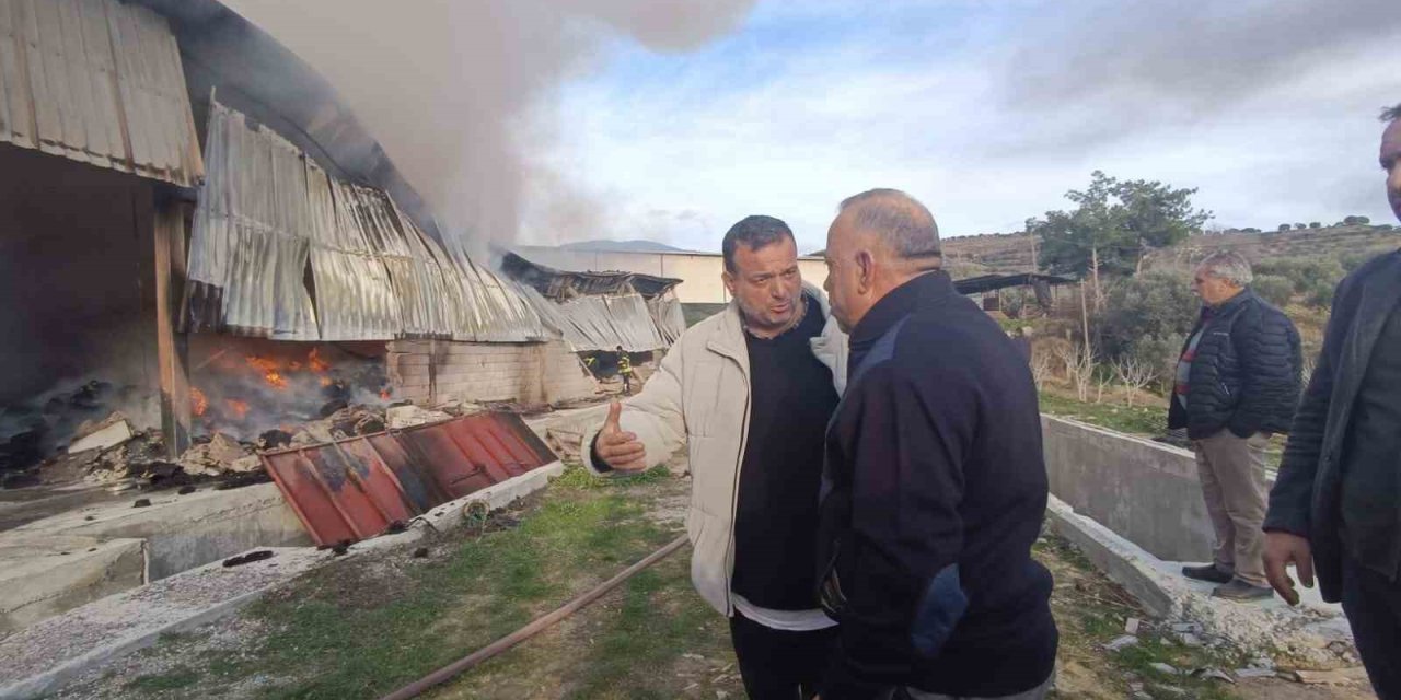 Başkan Özel yangın bölgesinde