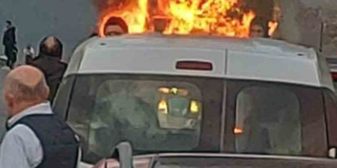 Muğla’da otobüs yangını