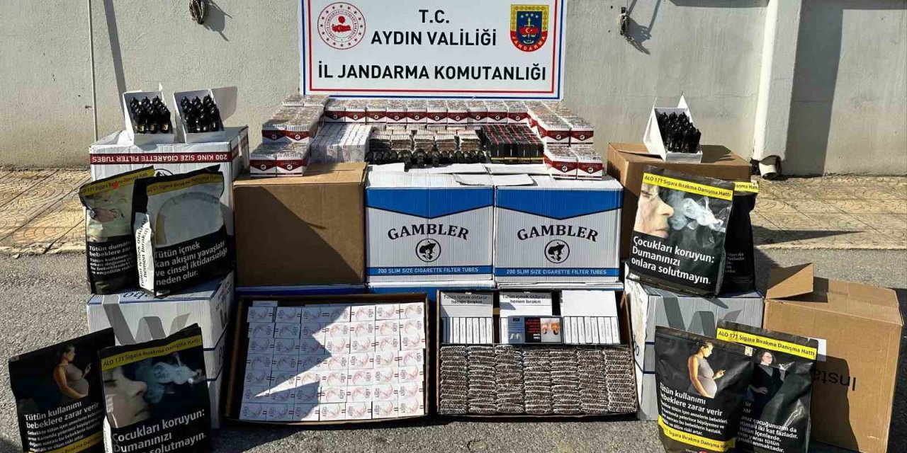 Aydın’da kaçak tütün operasyonu