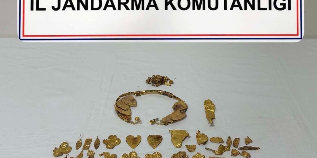 Denizli’de Hellenistik döneme ait diadem ele geçirildi