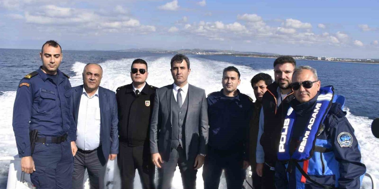 Kaymakam Kuruca, göçmen kaçakçılığına karşı denetim seyri gerçekleştirdi