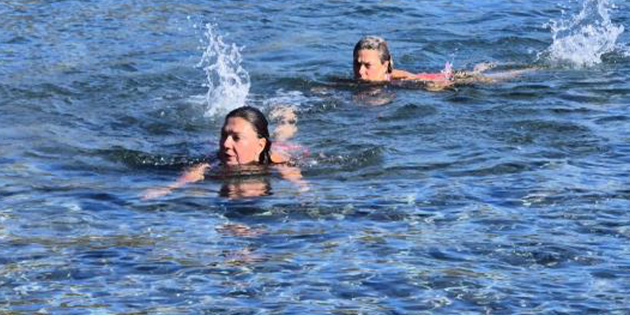 Kış ortasında yaz keyfi