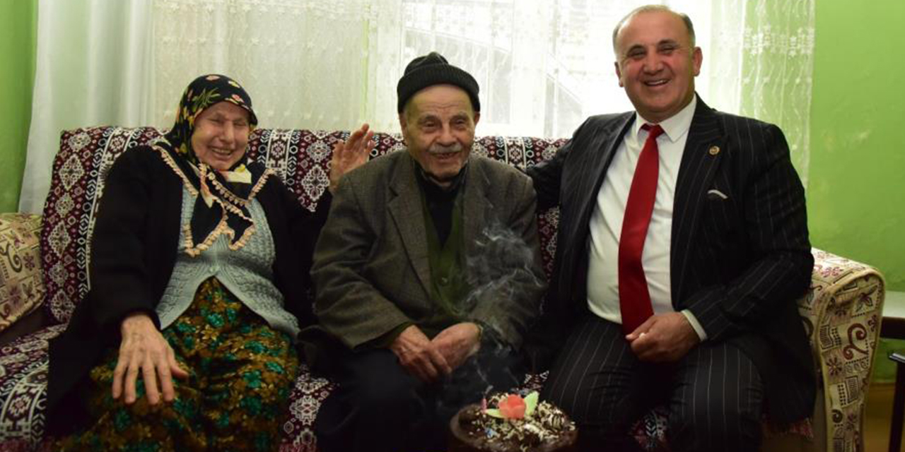 Başkan Kaya’dan 100. yaş sürprizi