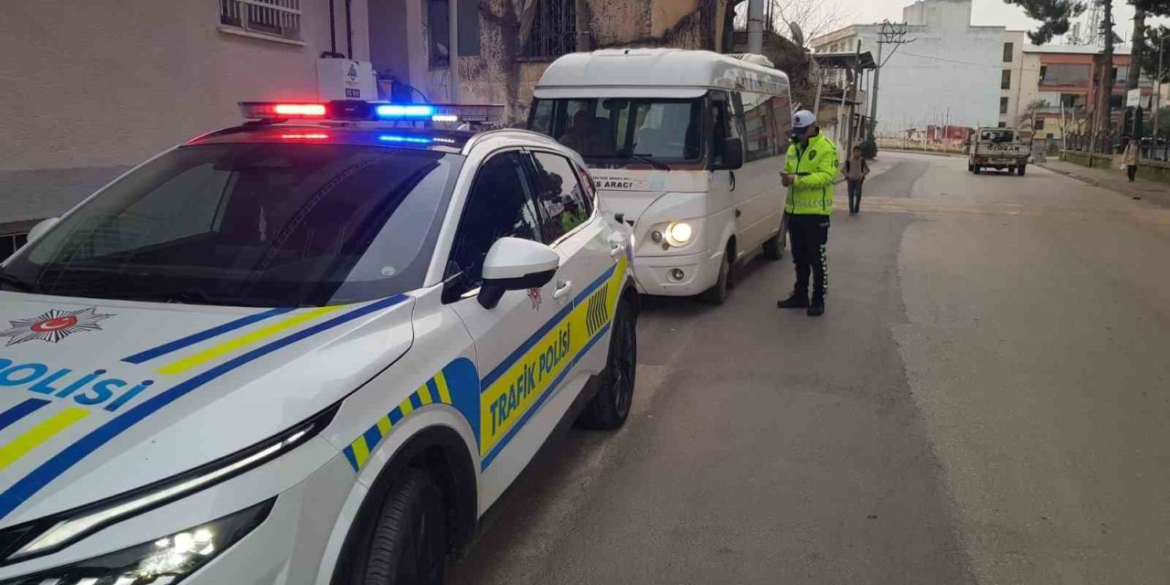 Sultanhisar’da okul servis araçları denetlendi