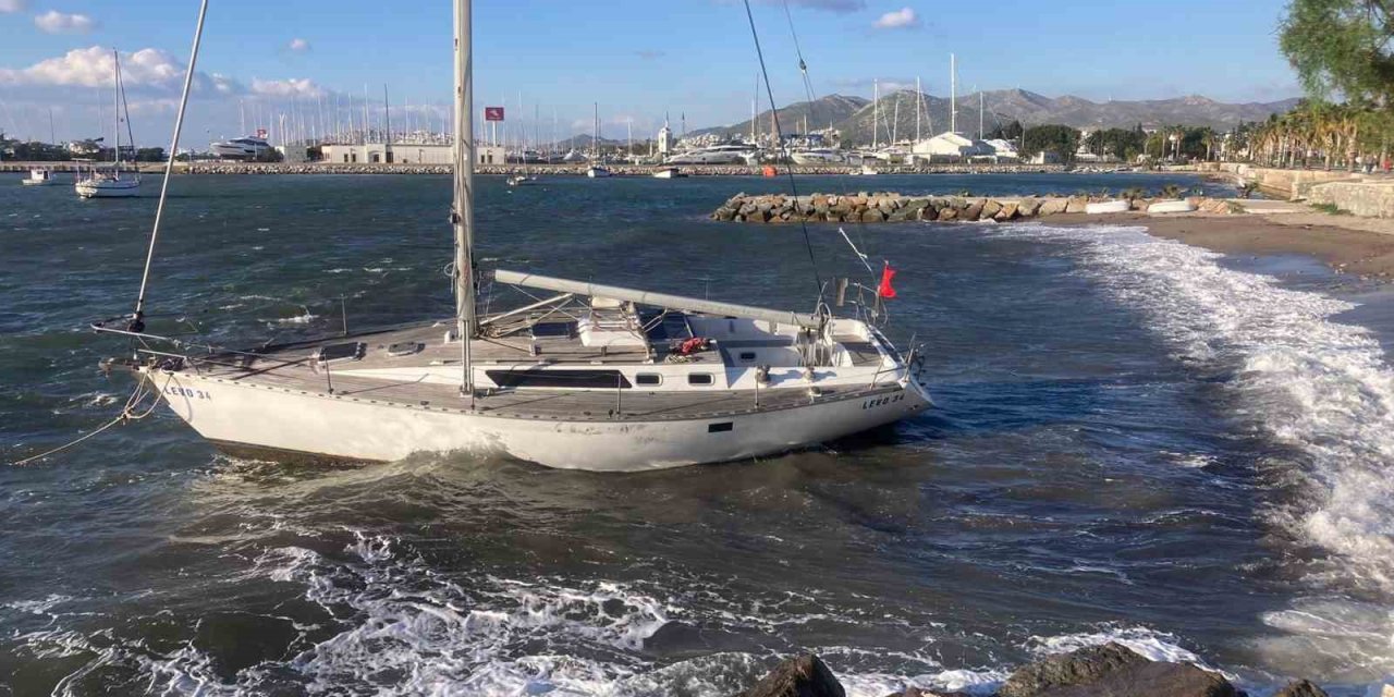 Bodrum’da fırtına devam ediyor