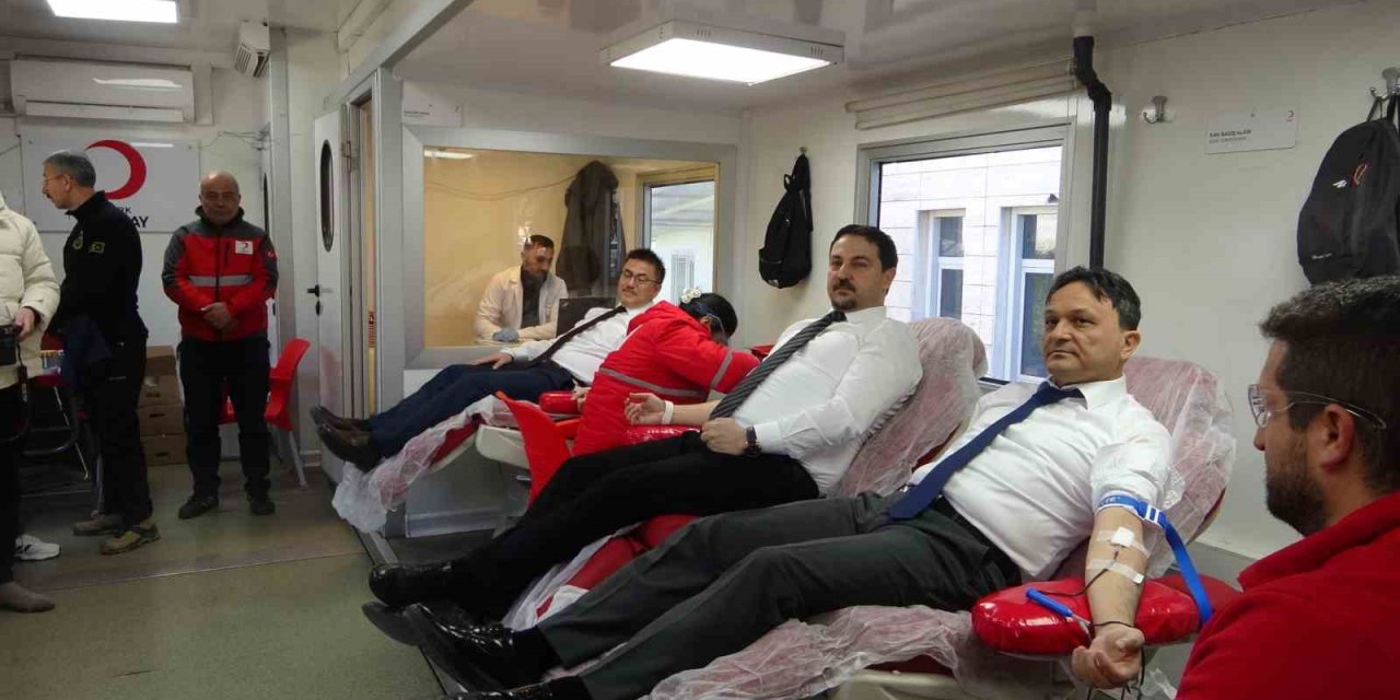 Muğla Adliyesi’nde kan bağışı kampanyası düzenlendi