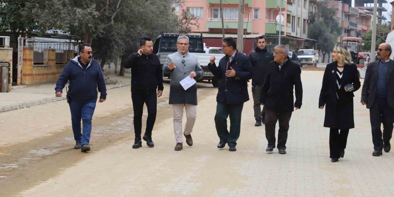 Nazilli Belediyesi Şirinevler Mahallesi’ndeki çalışmalarını sürdürüyor