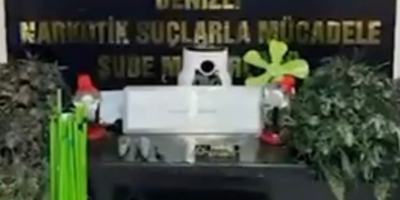 Uyuşturucu imal etmek için evine sistem kurmuş