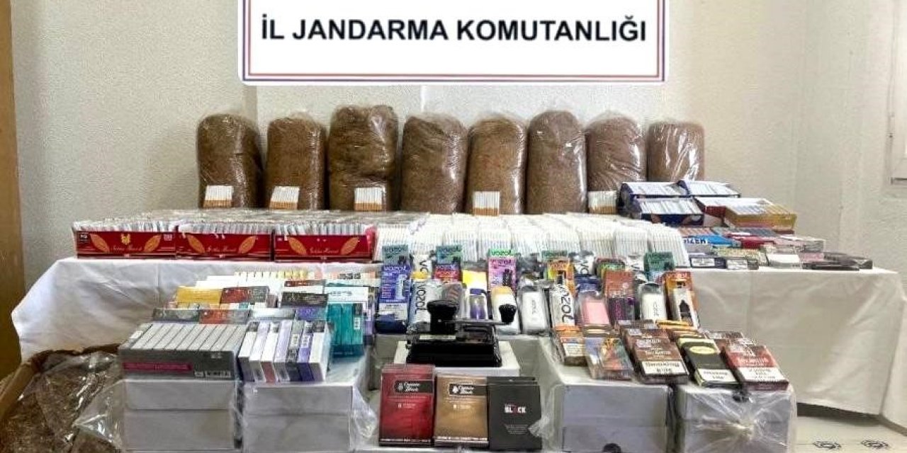 Jandarmadan kaçak tütün operasyonu