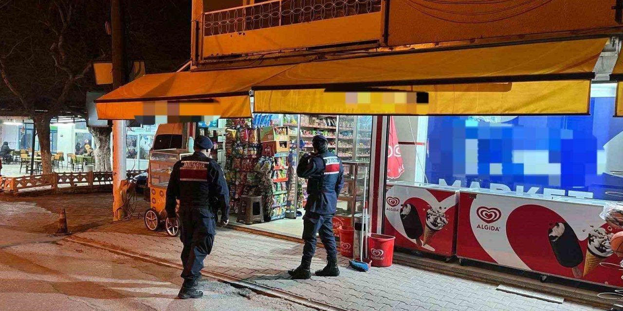 Jandarmadan sahte ve kaçak alkol denetimi