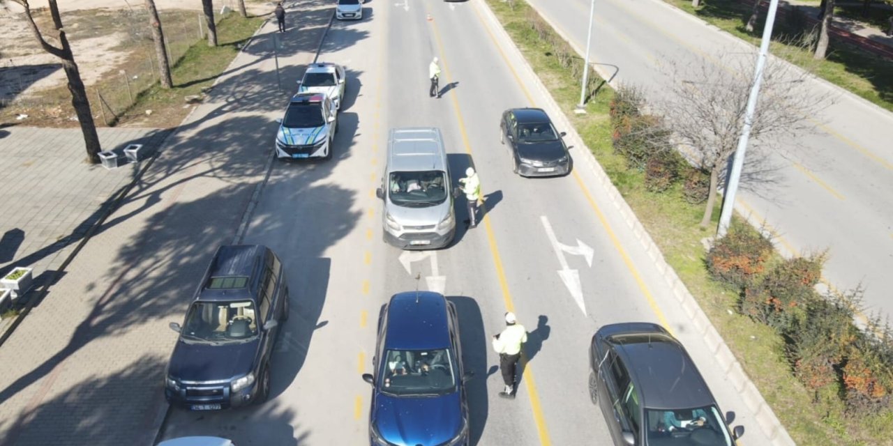 Muğla’da drone destekli trafik denetimi