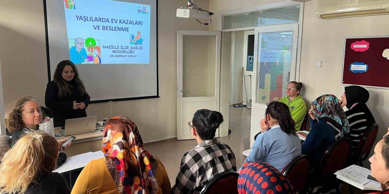 Nazilli SODAM kursiyerlerine yönelik sağlık eğitimi düzenlendi