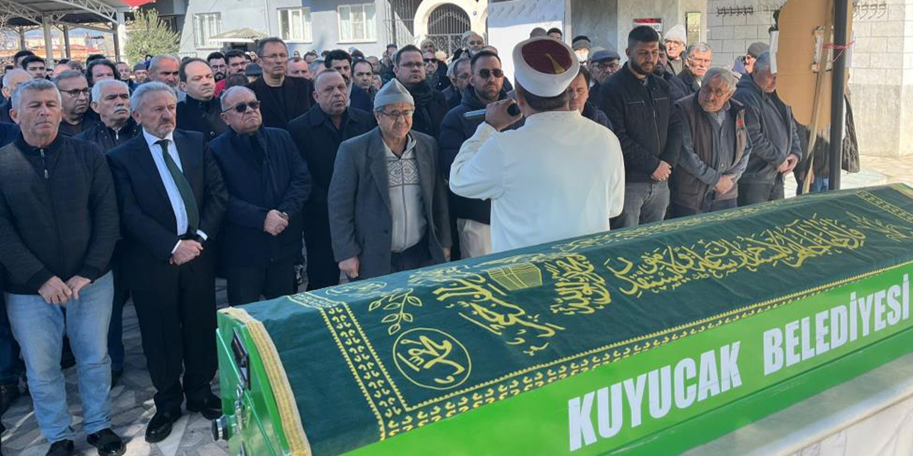 CHP Kuyucak ilçe yöneticisi Ömer Gerçeker son yolculuğuna uğurlandı