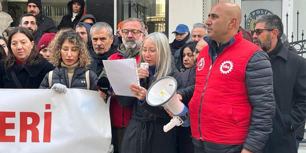 İşten çıkarılan işçilerden CHP il binası önünde eylem