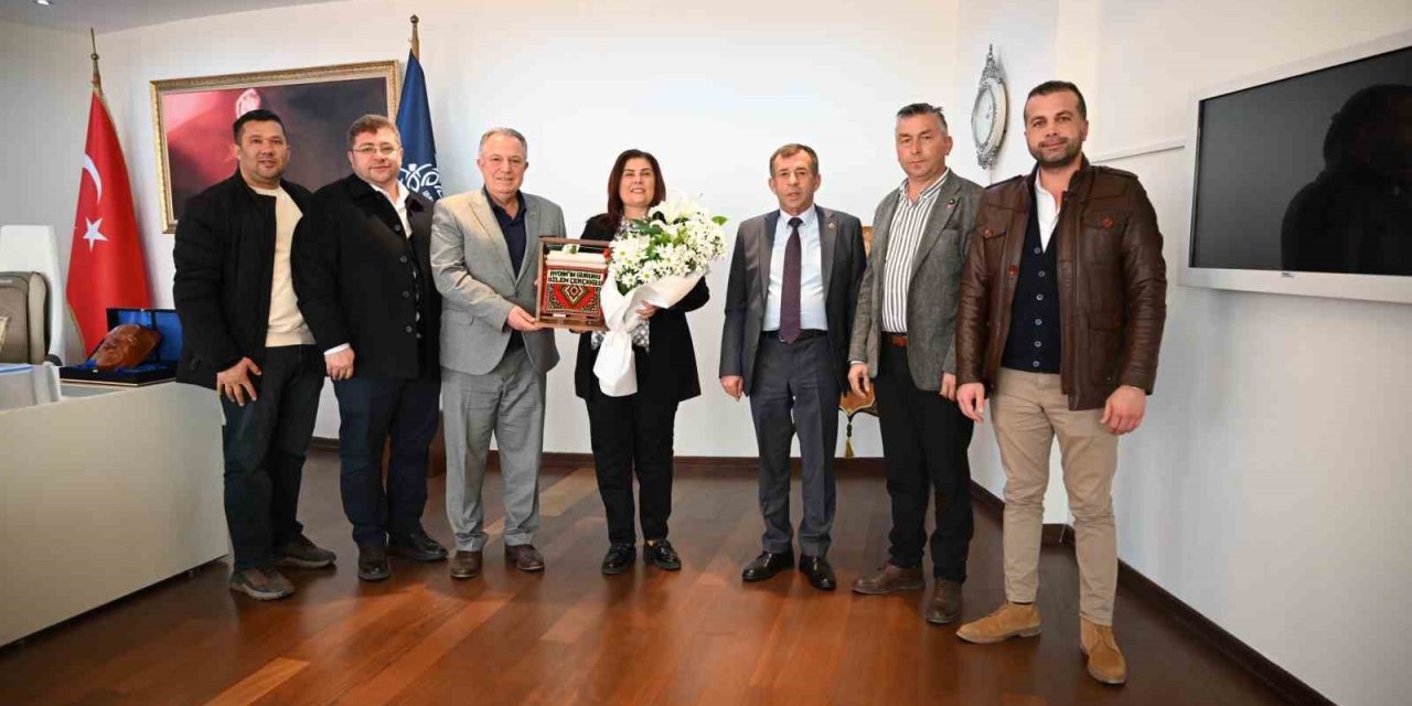 Çerçioğlu belediye başkanlarını ağırladı