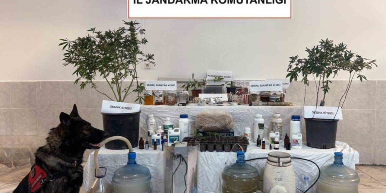 Ortaca’da uyuşturucu üretim düzeneği ele geçirildi