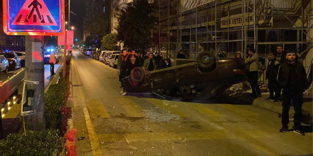 Aydın’da otomobil takla attı: 4 kişi yaralandı