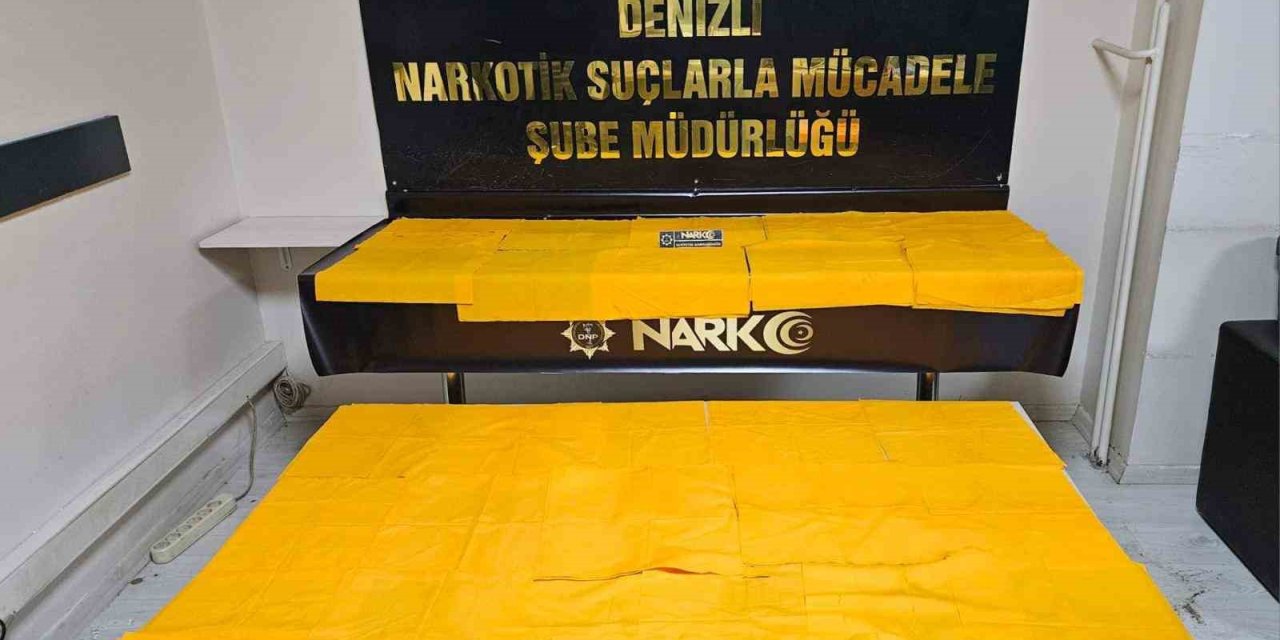 Denizli’de kamyonette 22 milyonluk uyuşturucuya 1 tutuklama
