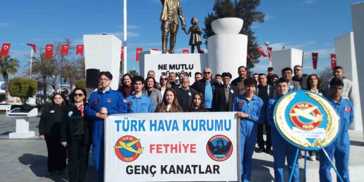 Türk Hava Kurumu Fethiye’de 100. kuruluş yıl dönümünü kutladı