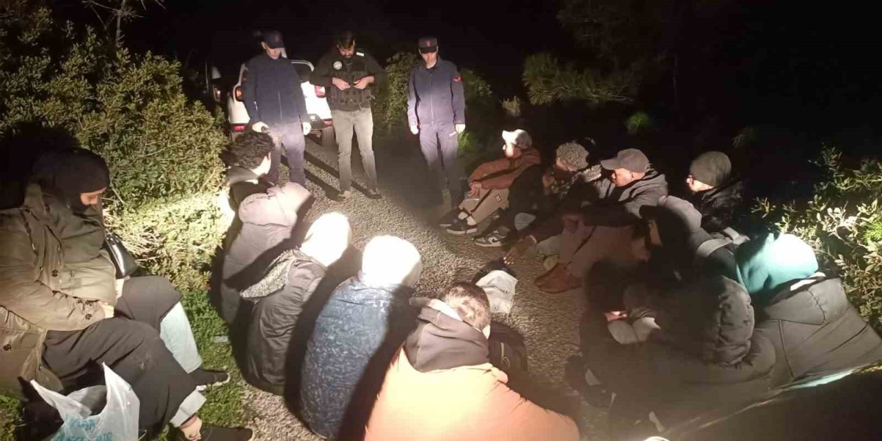 Bodrum’da 17 düzensiz göçmen yakalandı