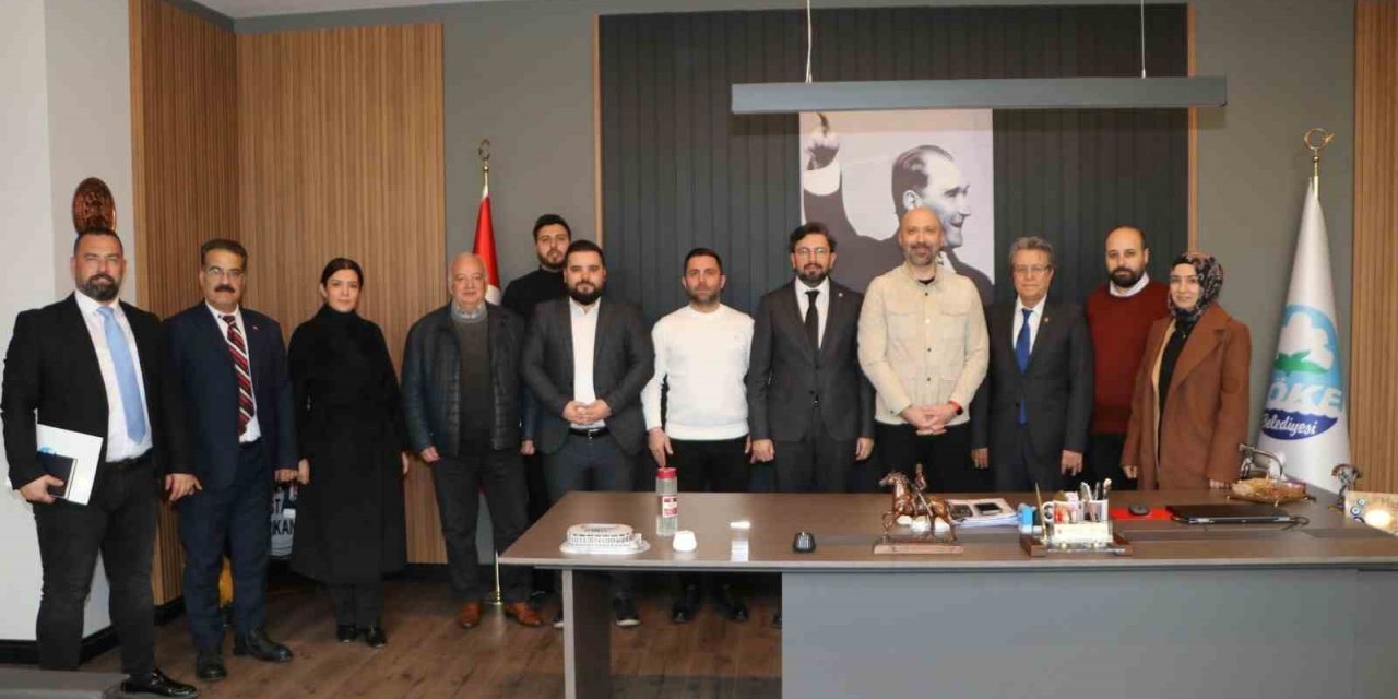 Aydın Gazeteciler Cemiyeti Başkanı Çetin, Başkan Arıkan ile görüştü