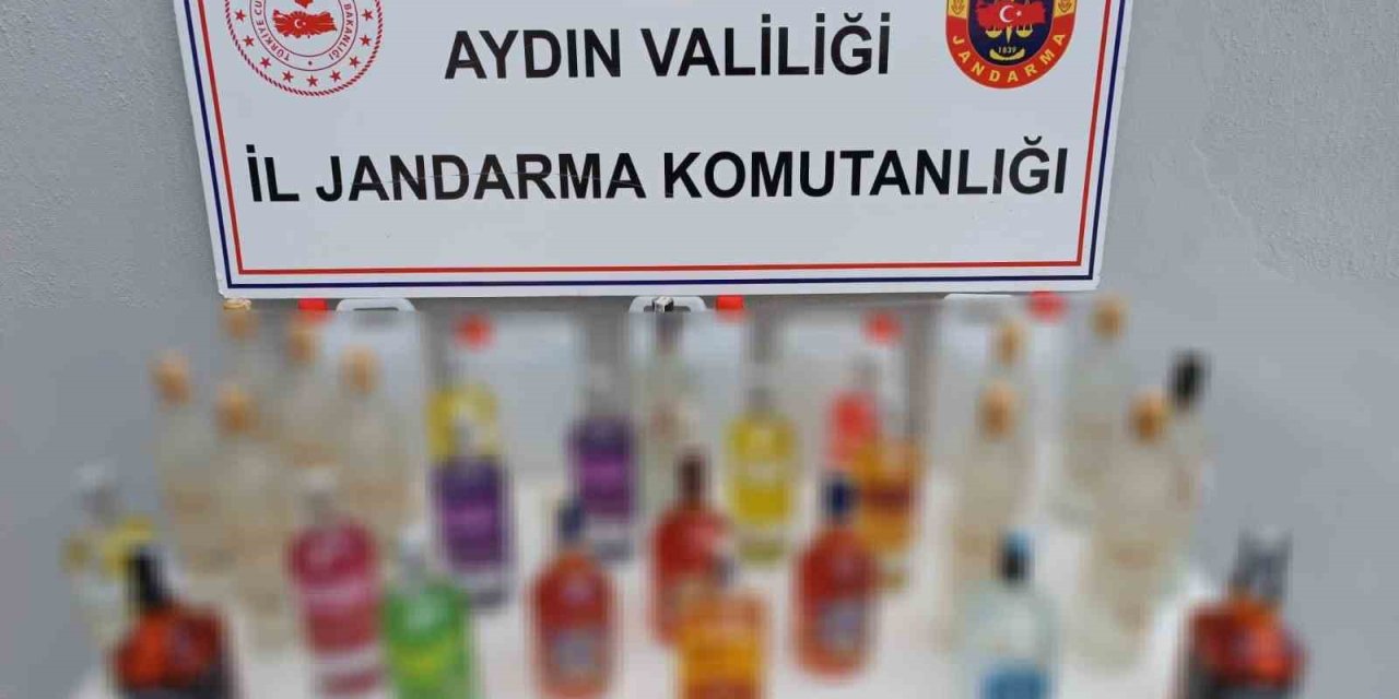 Aydın’da jandarma ekiplerinden kaçak içki operasyonu