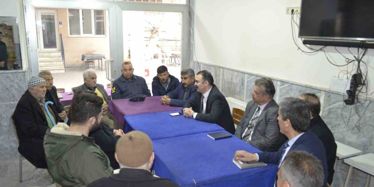 Sultanhisar Kaymakamı Ateş, Malgaçemir Mahallesi sakinleri ile bir araya geldi