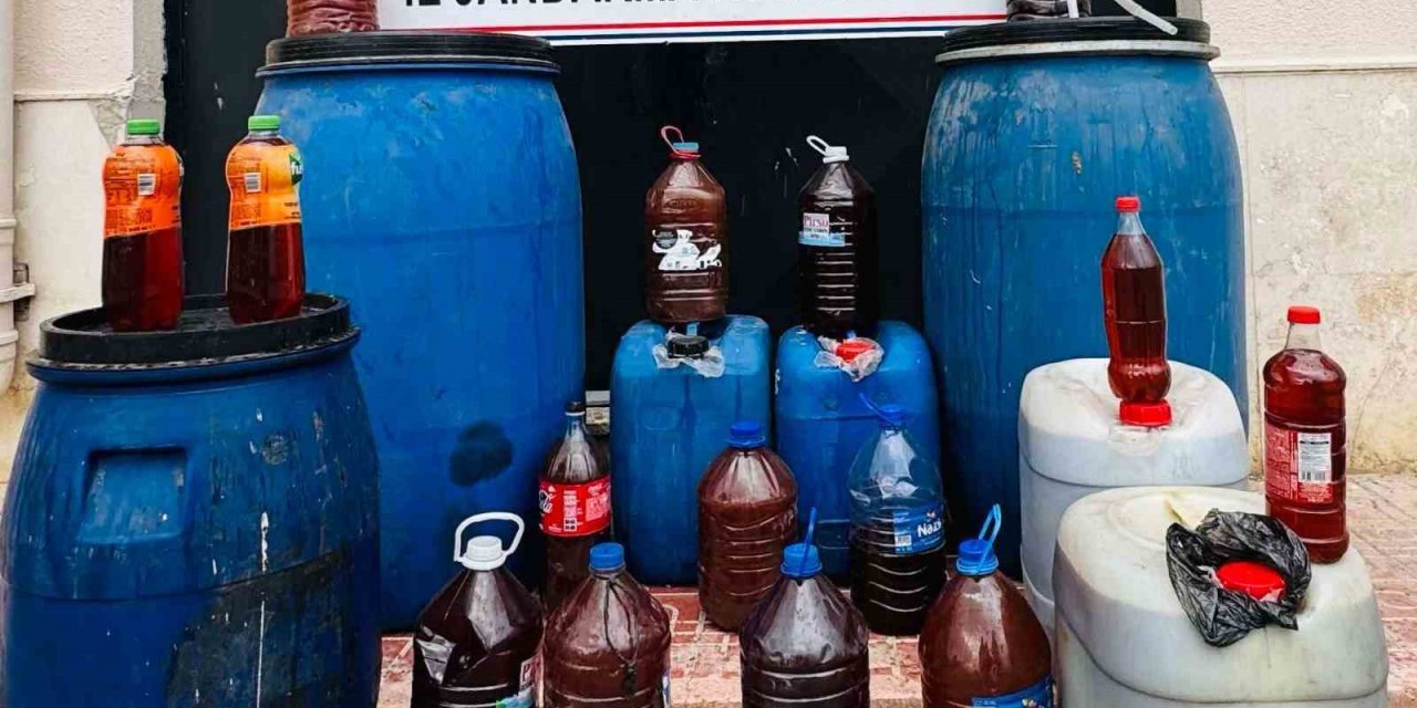 Nazilli’de sahte içki üretimine jandarma engeli