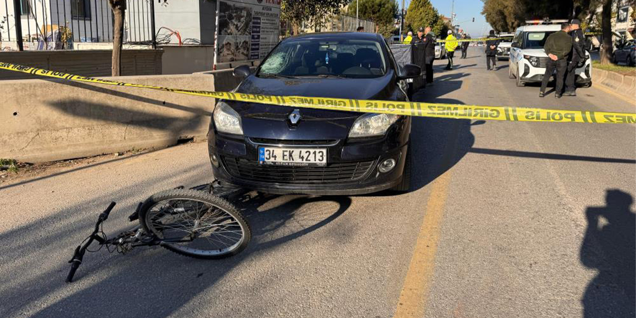 Otomobilin çarptığı bisiklet sürücüsü hayatını kaybetti