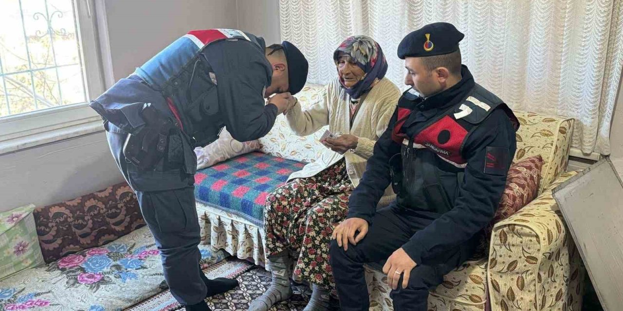 Jandarma yaşlı çınarları yalnız bırakmıyor