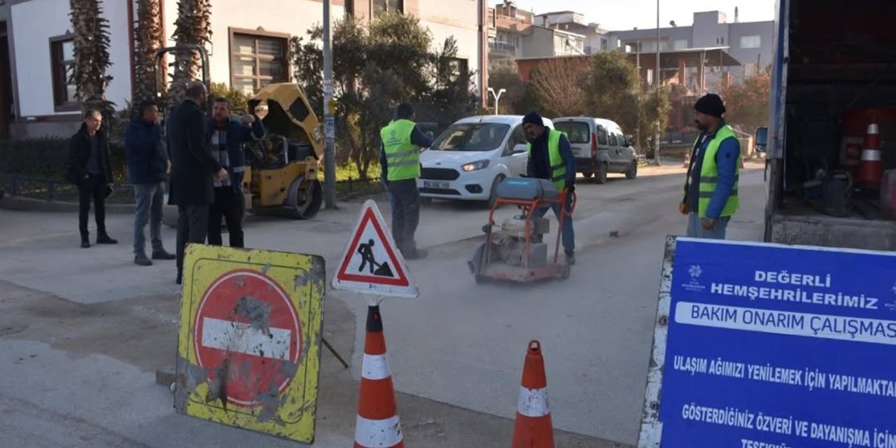 Germencik Yedieylül Mahallesi’nde asfaltlama çalışmaları başladı