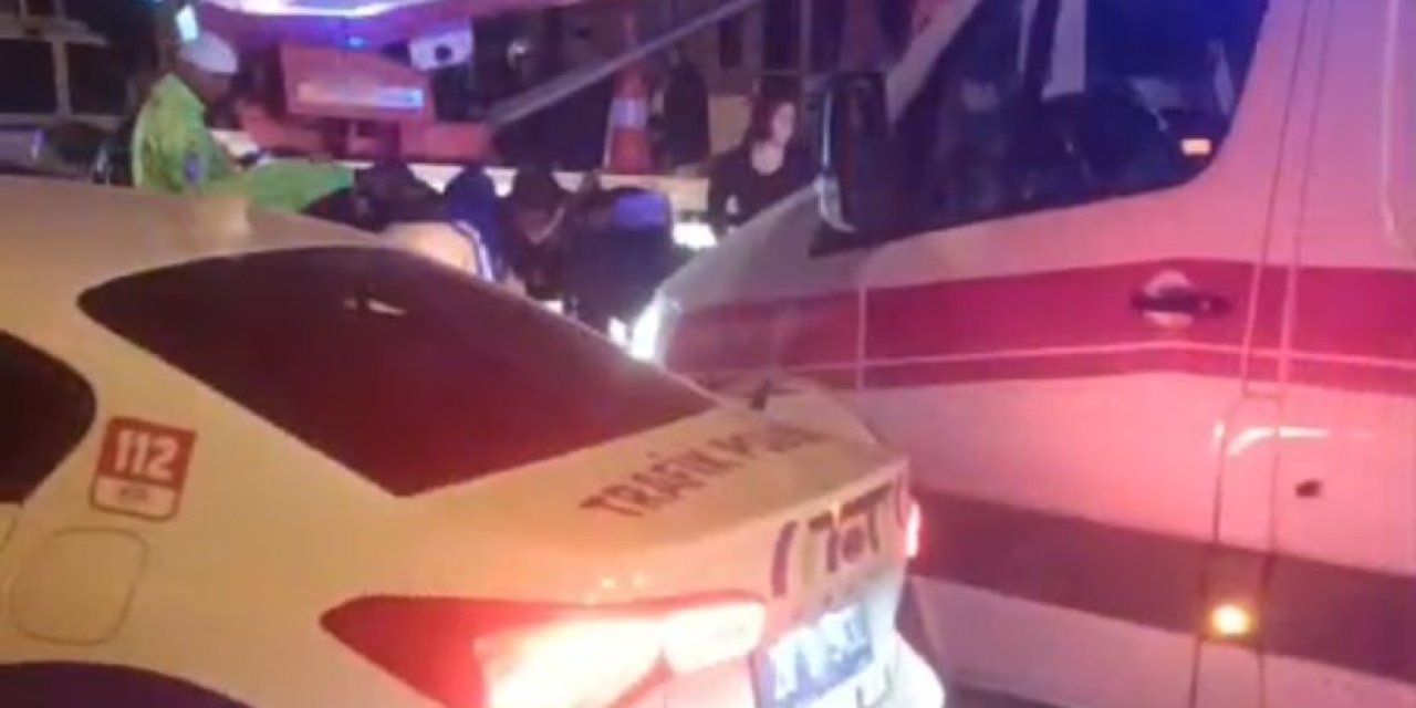 Vincin altında kalan genç motosiklet sürücüsü hayatını kaybetti
