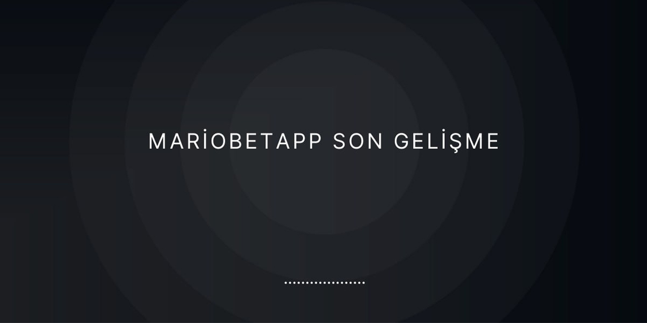 Mariobet Giriş