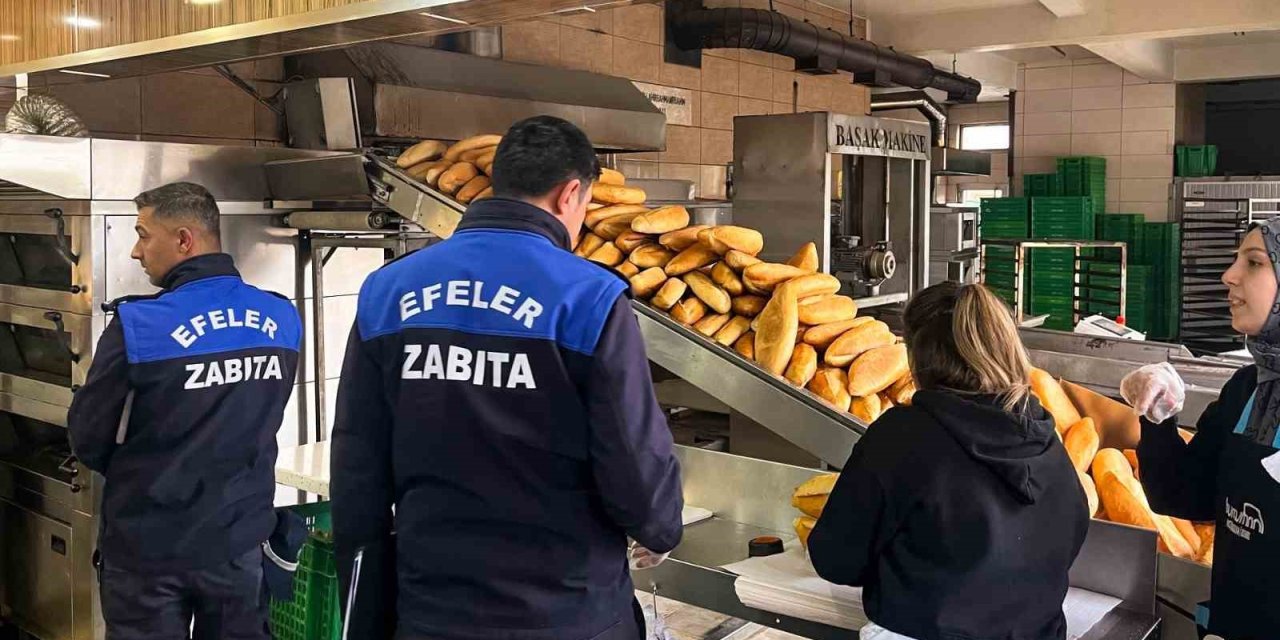 Efeler’de fırınlar denetlendi