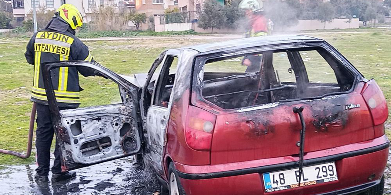 Tamircilere kızdı, aracını ateşe verdi
