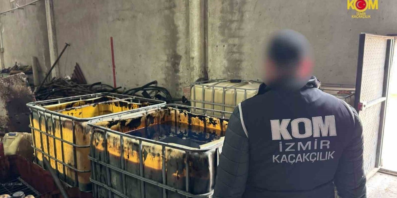 İzmir’de kaçak akaryakıt operasyonu