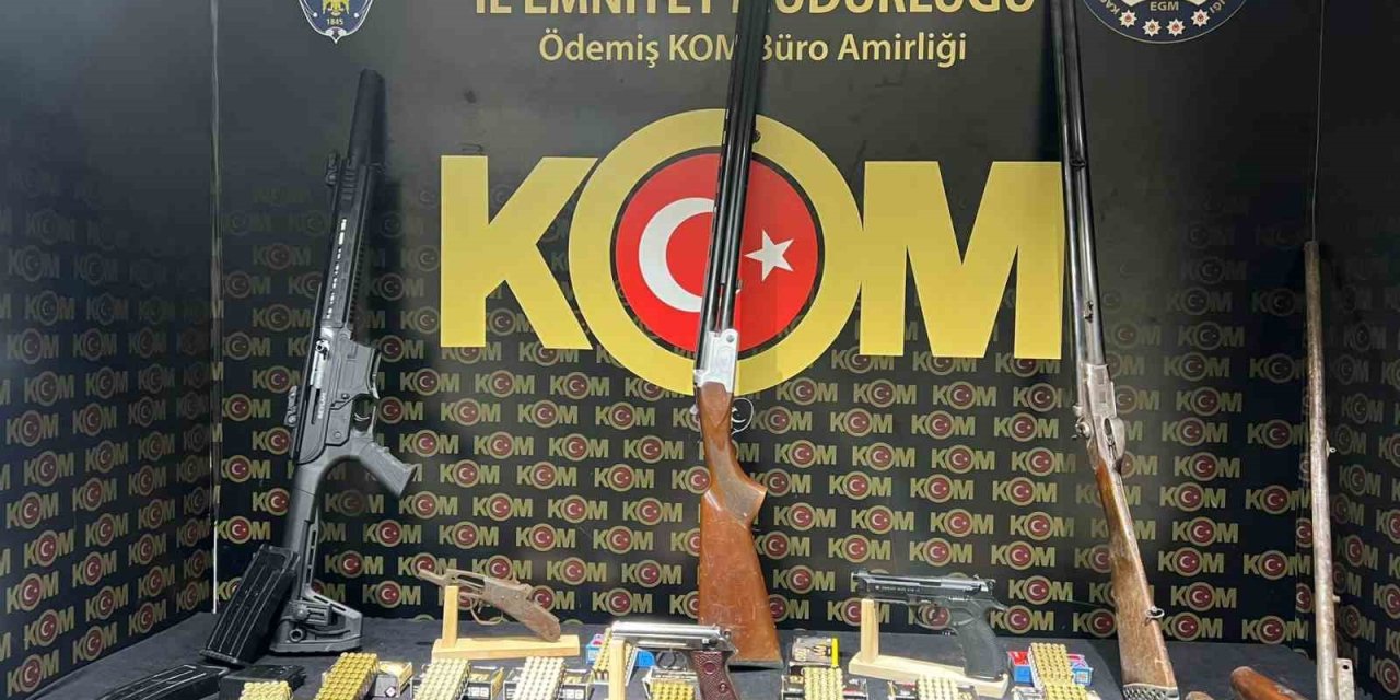 İzmir’de yasa dışı silah ticareti operasyonunda 1 kişi yakalandı