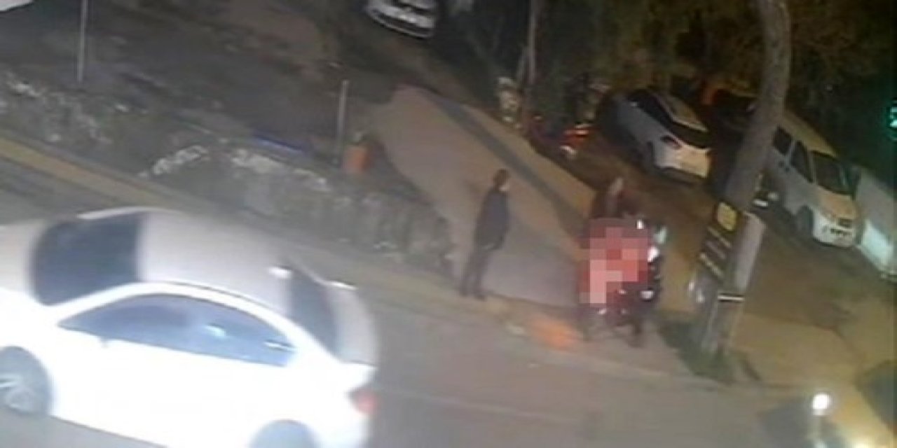 Motokuryelere sinir olduğu için durduk yere yumruk attı