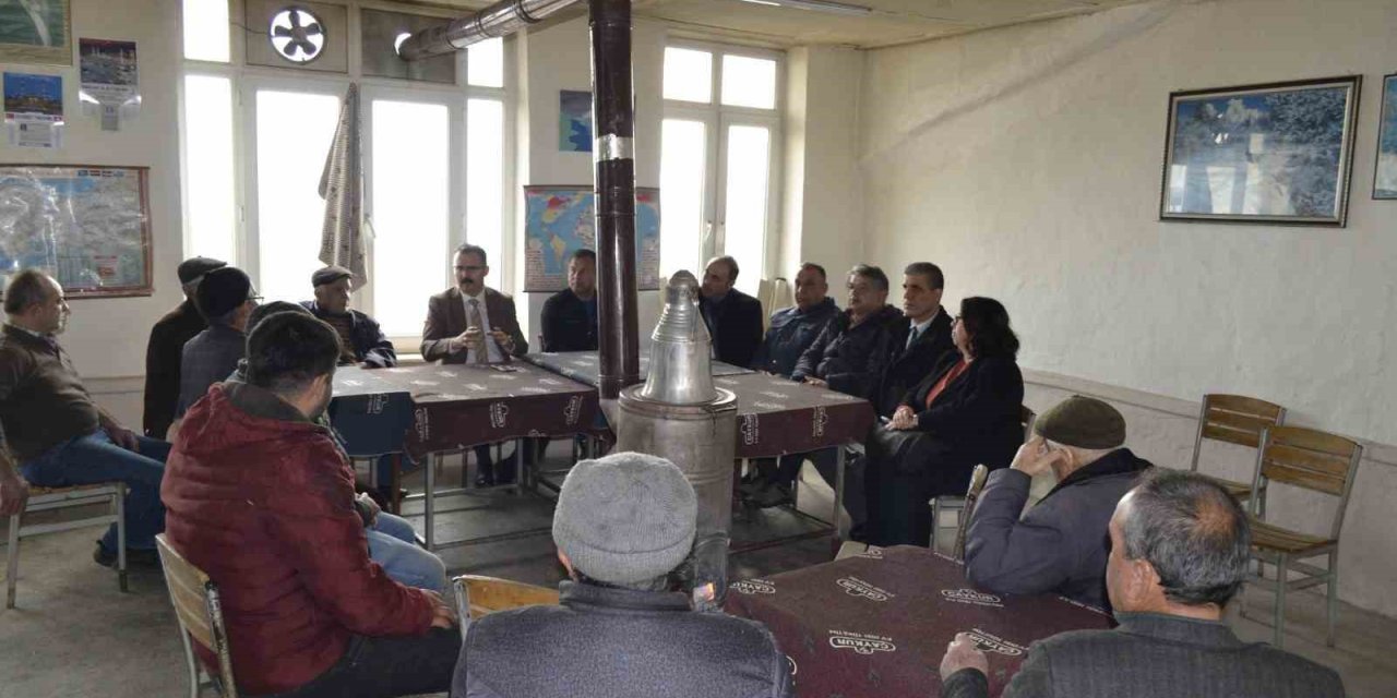 Kaymakam Ateş, Eskihisar Mahallesi sakinleri ile bir araya geldi