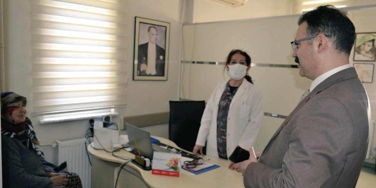 Sultanhisar Kaymakamı Ateş, Devlet Hastanesi’nde incelemelerde bulundu