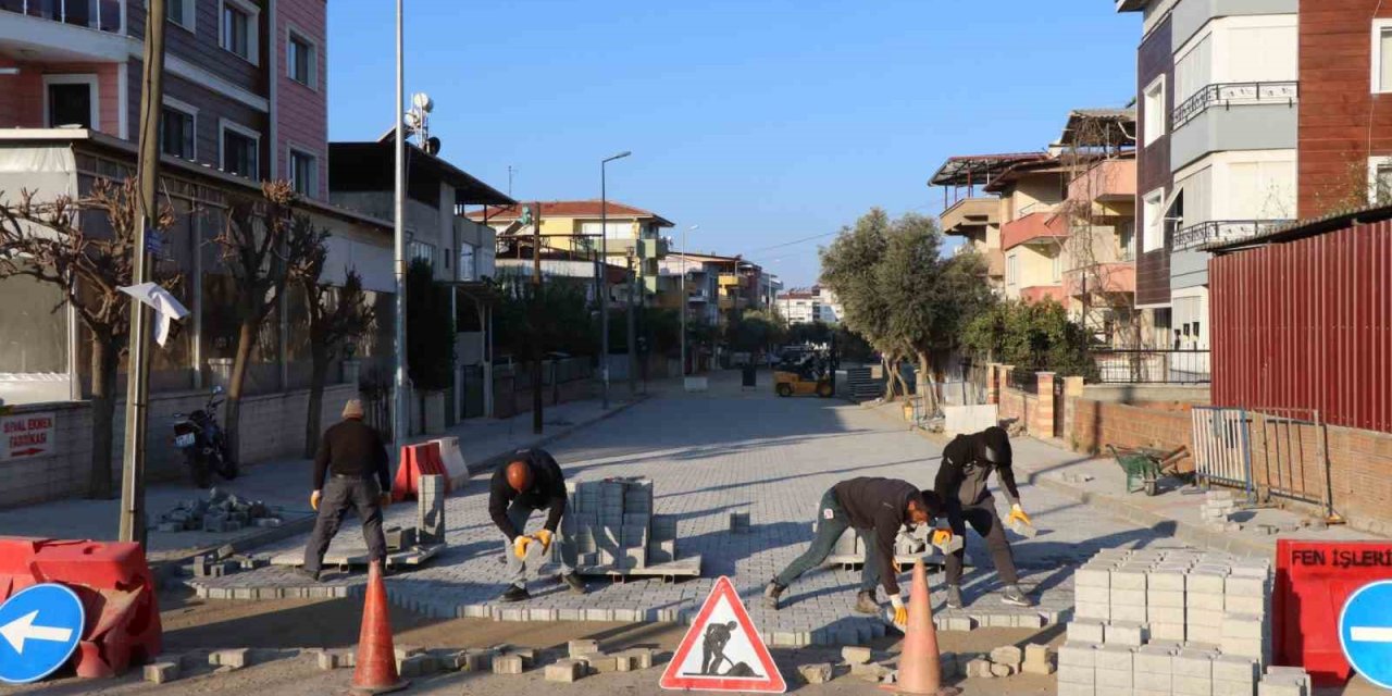 Nazilli’de yol çalışmaları aralıksız sürüyor