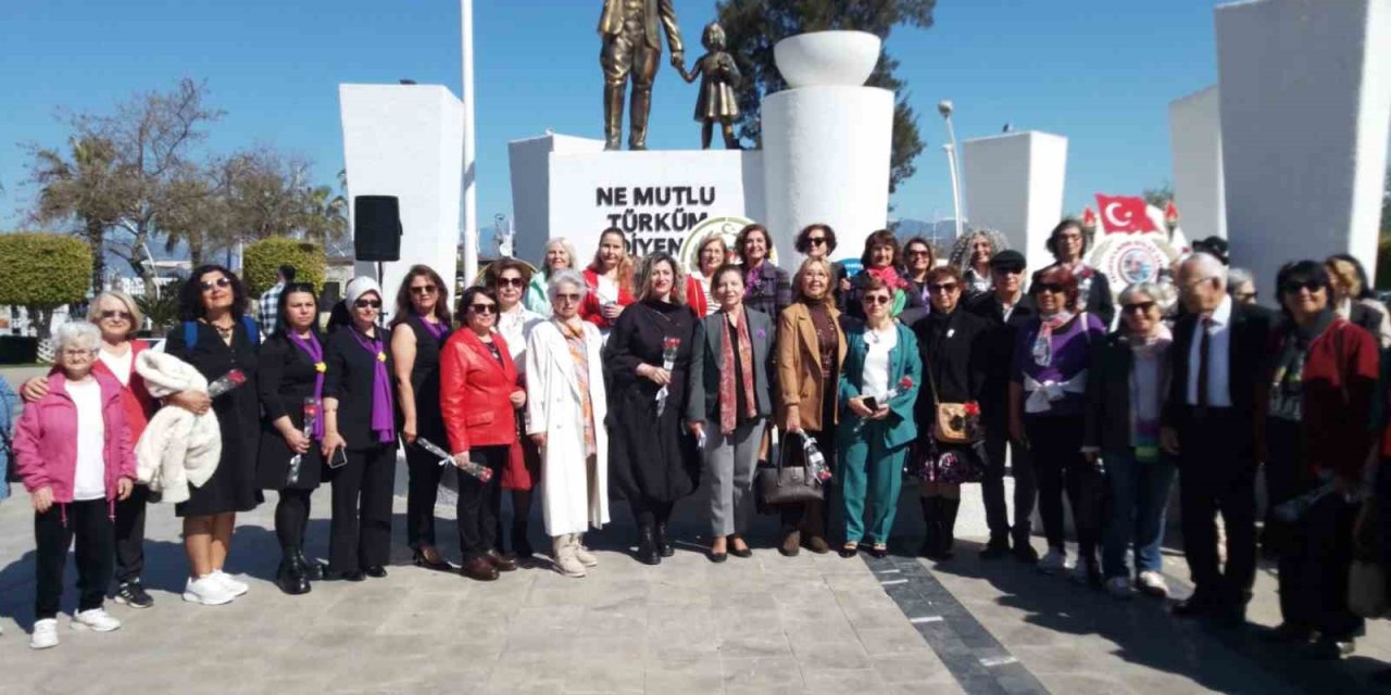 Fethiye’de 8 Mart Dünya Kadınlar Günü törenle kutlandı