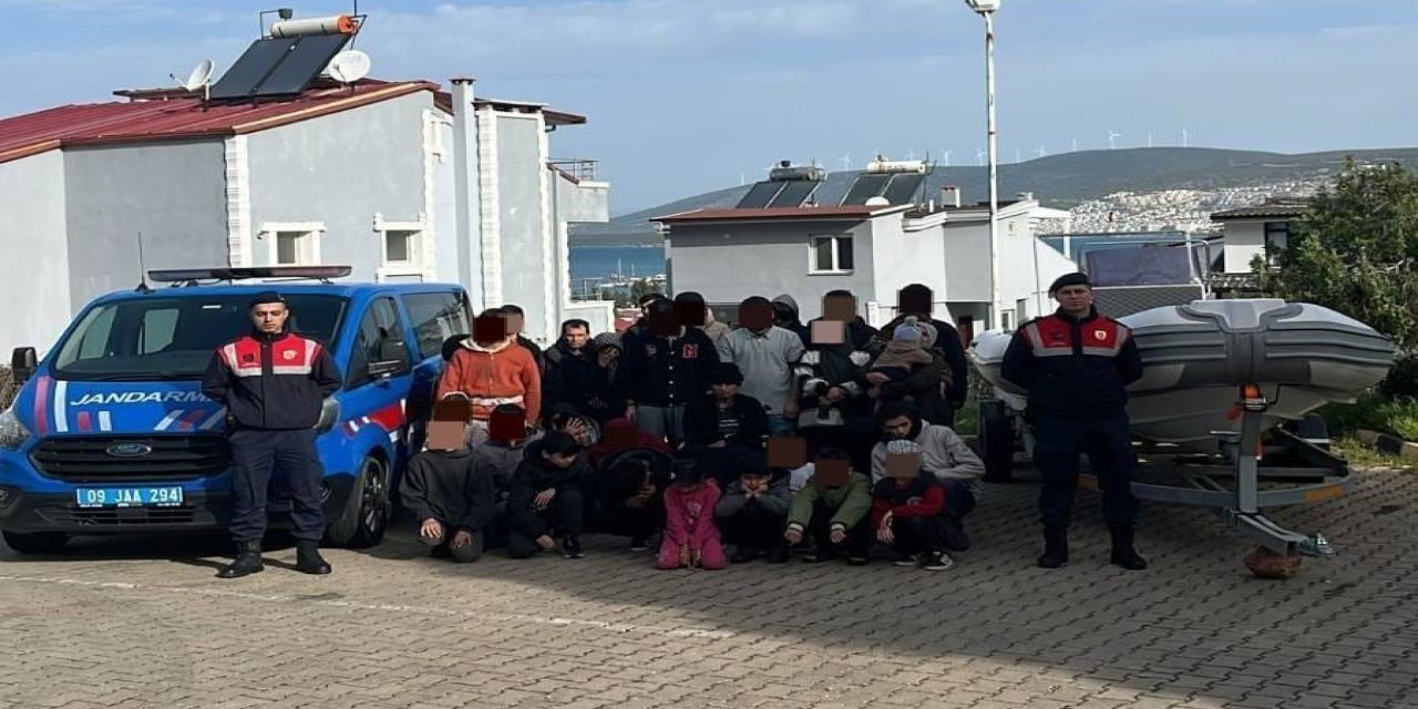 Didim’de 4 organizatör, 36 düzensiz göçmen yakalandı
