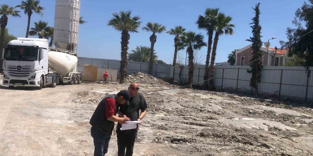 Datça’daki okulun inşaat çalışmaları başladı