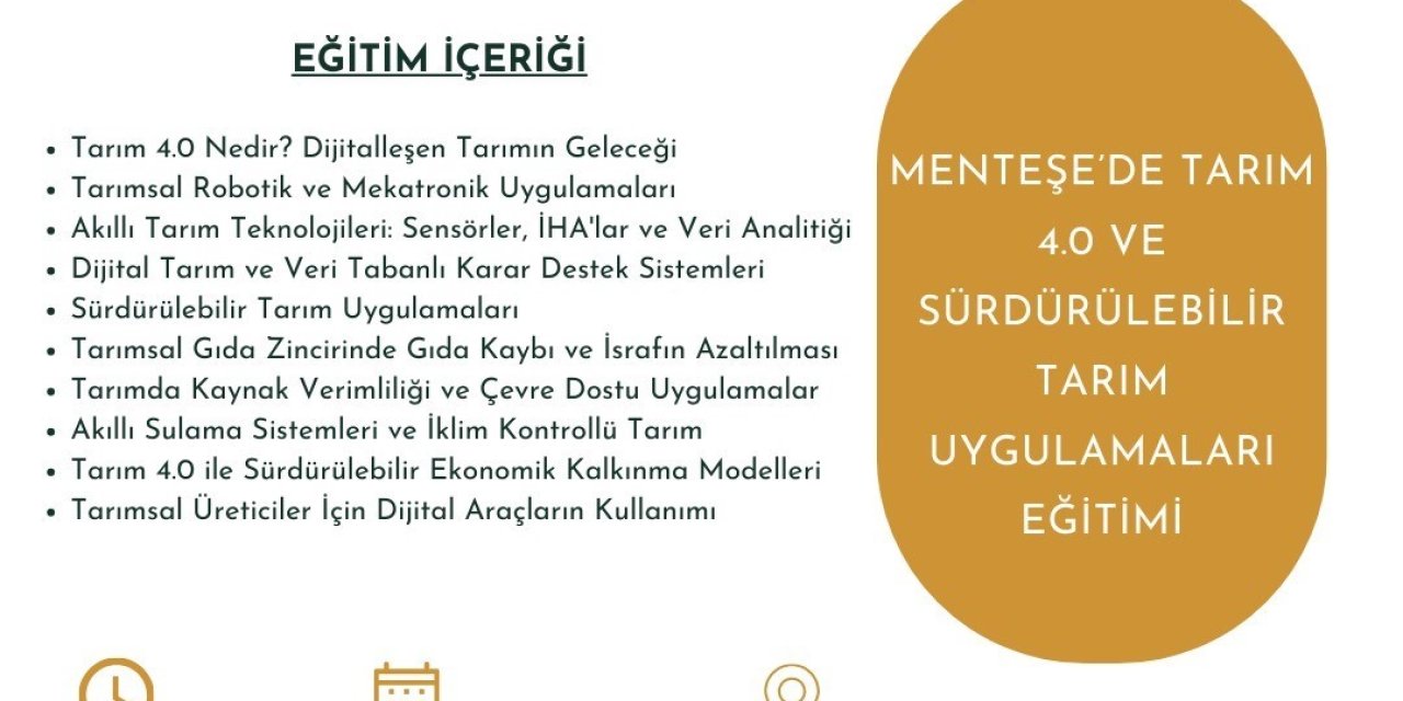 Menteşe’de tarım uygulamaları eğitimi