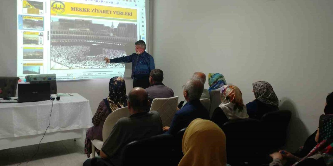 Köyceğizli hacı adaylarına eğitim veriliyor
