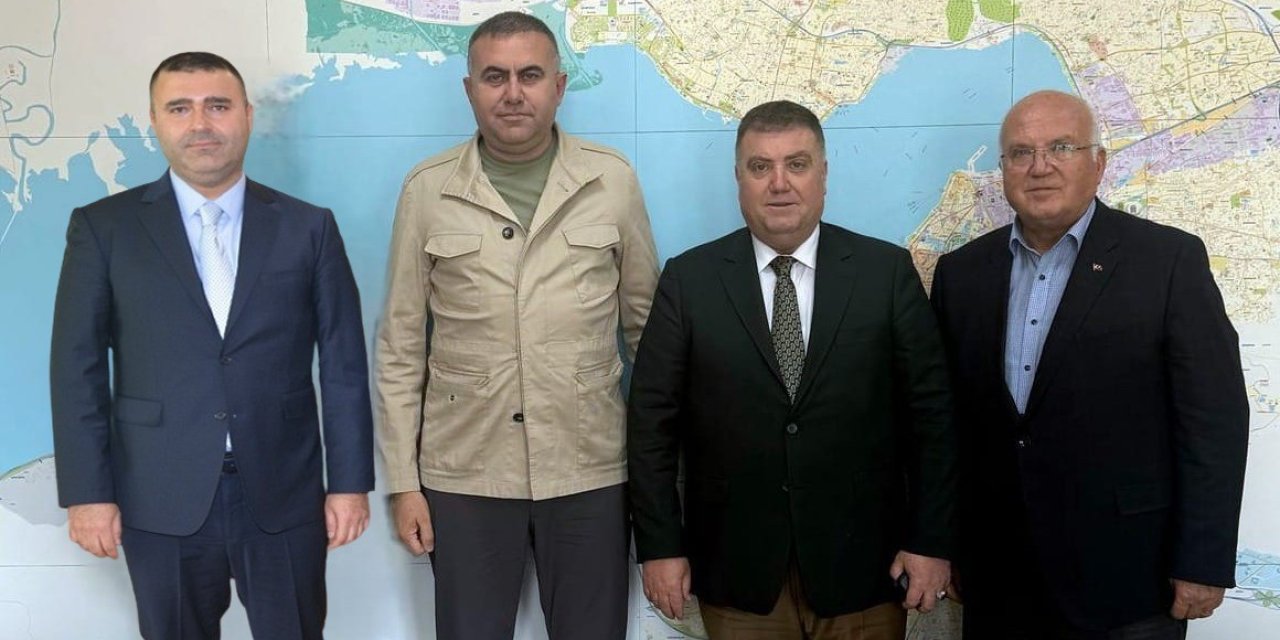 Taksicilerden Emniyet’e teşekkür ziyareti